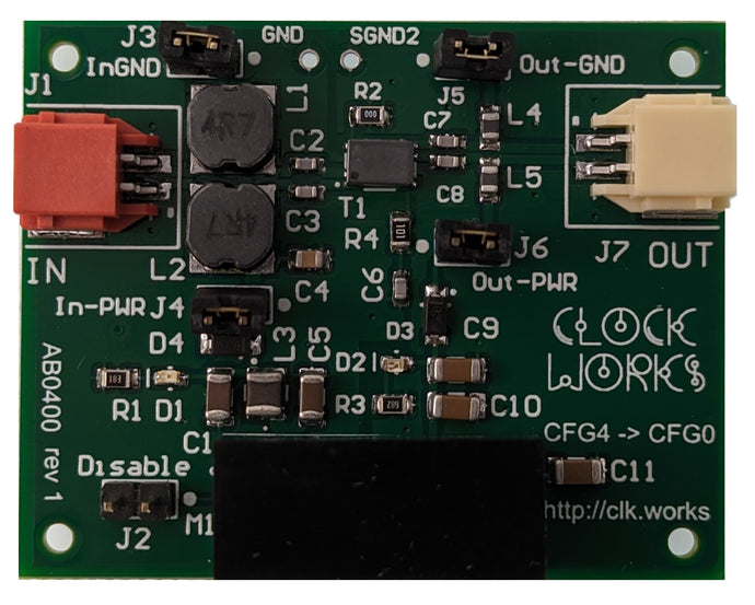 2 wire CFG4 power to 2 wire CFG0 converter