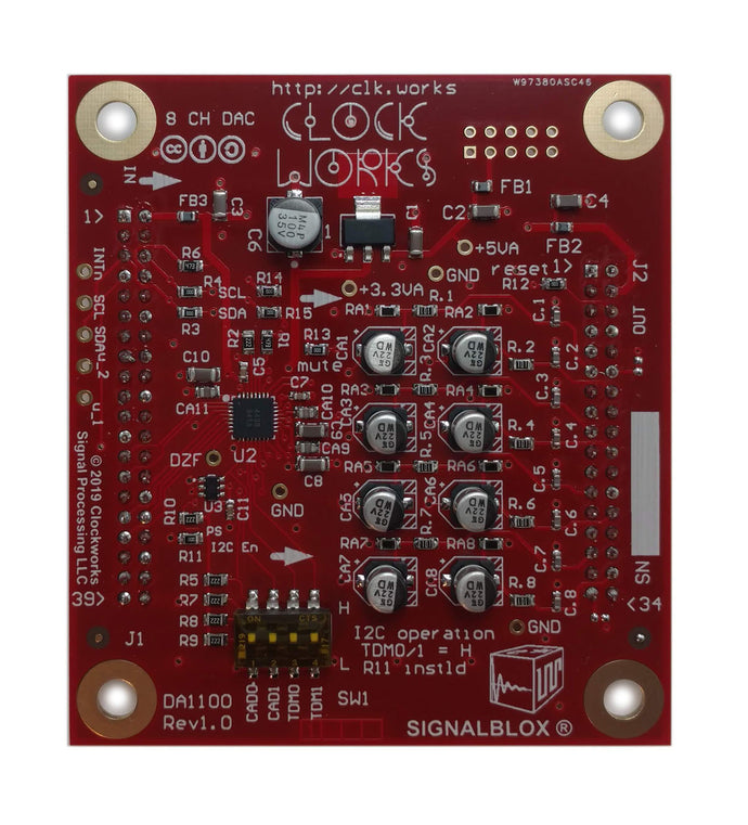 AK4438 based 8 channel DAC (preorder)