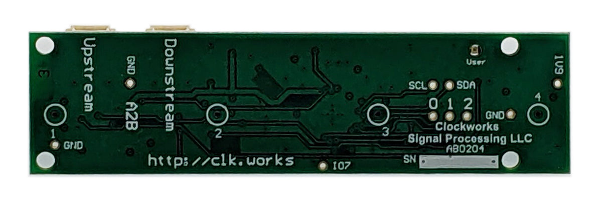 Linear array 4 channel microphone for A2B – Clockworks Signal Processing